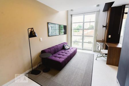 Sala de apartamento à venda com 1 quarto, 50m² em Vila Pompéia, São Paulo