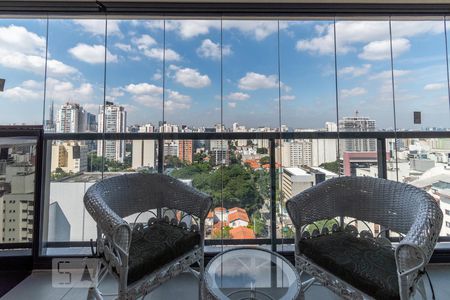 Varanda de apartamento para alugar com 1 quarto, 44m² em Pinheiros, São Paulo