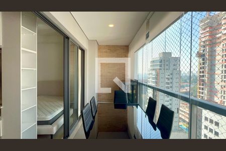 Varanda de apartamento para alugar com 1 quarto, 44m² em Pinheiros, São Paulo