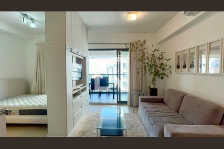 Sala de apartamento para alugar com 1 quarto, 44m² em Pinheiros, São Paulo