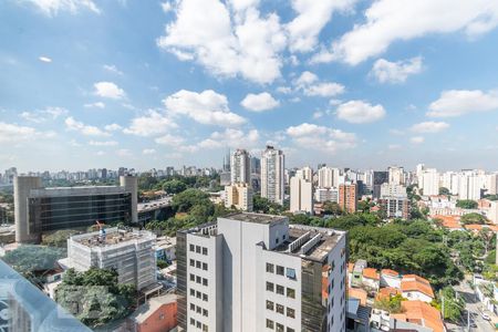 Varanda - Vista de apartamento para alugar com 1 quarto, 44m² em Pinheiros, São Paulo