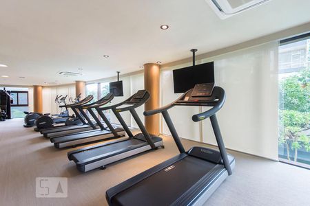 Apartamento para alugar com 100m², 1 quarto e 2 vagas Apartamento para alugar com 100m², 1 quarto e 2 vagasAcademia