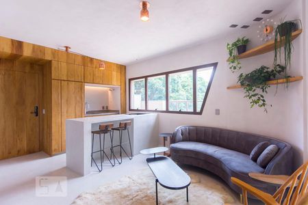 Studio - Sala/CozinhaQuarto de apartamento para alugar com 1 quarto, 100m² em Vila Olímpia, São Paulo