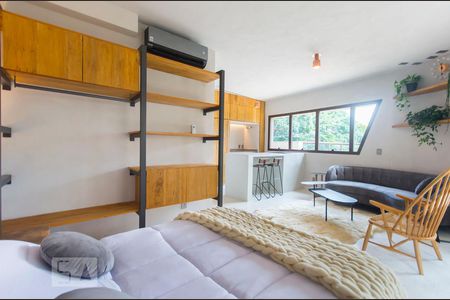 Studio - Sala/CozinhaQuarto de apartamento para alugar com 1 quarto, 100m² em Vila Olímpia, São Paulo