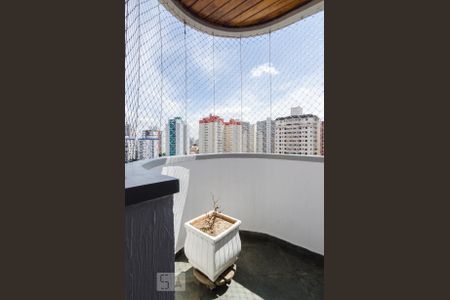 Varanda da Suíte de apartamento para alugar com 2 quartos, 93m² em Vila Gilda, Santo André