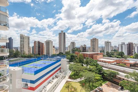 Vista da sala de apartamento para alugar com 4 quartos, 200m² em Vila Andrade, São Paulo