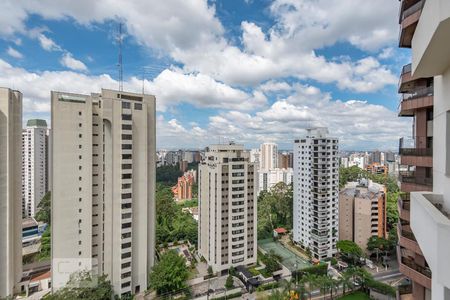 Vista da sala de apartamento para alugar com 4 quartos, 200m² em Vila Andrade, São Paulo