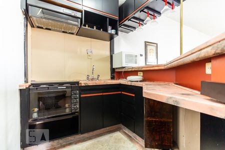 Cozinha de kitnet/studio para alugar com 1 quarto, 95m² em Alphaville Industrial, Barueri