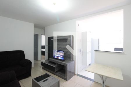 Sala de apartamento para alugar com 3 quartos, 70m² em Paquetá, Belo Horizonte