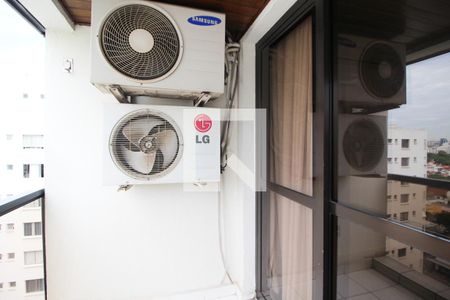 Varanda da Sala de apartamento para alugar com 1 quarto, 82m² em Indianópolis, São Paulo