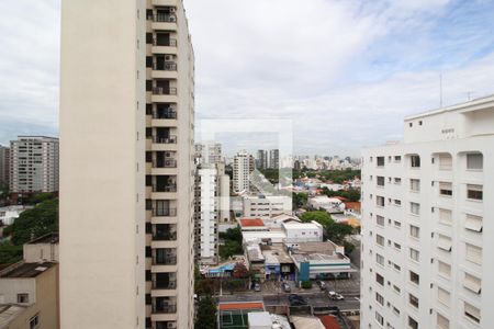 Varanda da Sala de apartamento para alugar com 1 quarto, 82m² em Indianópolis, São Paulo