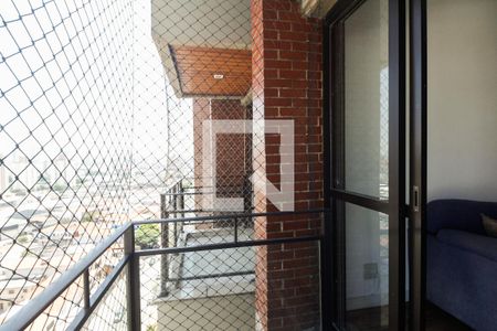 Varanda Sala  de apartamento à venda com 3 quartos, 90m² em Chácara Santo Antônio, São Paulo