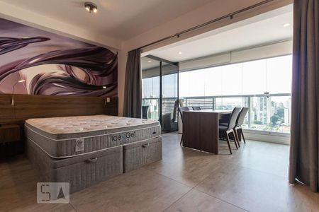 Sala/Quarto de kitnet/studio à venda com 1 quarto, 33m² em Brooklin Paulista, São Paulo