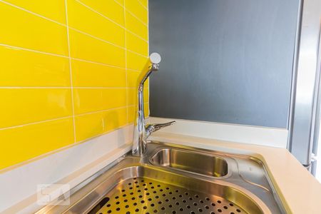 Cozinha de kitnet/studio à venda com 1 quarto, 33m² em Brooklin Paulista, São Paulo