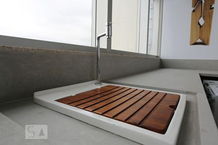 Studio à venda com 32m², 1 quarto e 1 vagaLavanderia