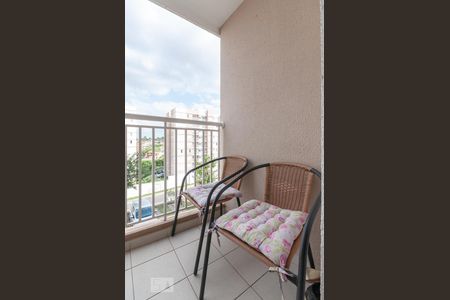 Sala - Varanda de apartamento para alugar com 3 quartos, 62m² em Residencial Parque da Fazenda, Campinas