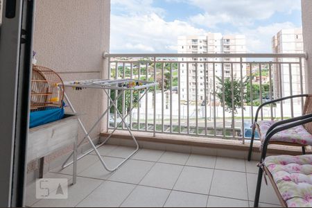 Sala - Varanda de apartamento para alugar com 3 quartos, 62m² em Residencial Parque da Fazenda, Campinas