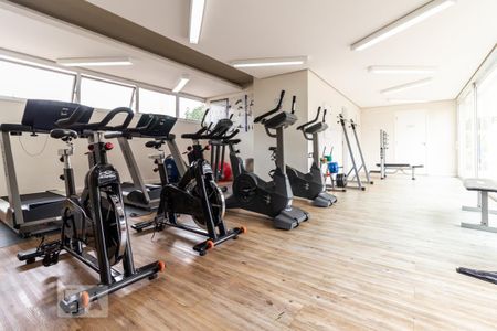 Área Comum: Academia de apartamento para alugar com 2 quartos, 62m² em Alphaville, Barueri