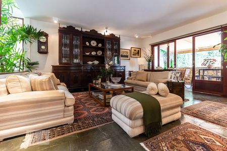 Sala de Estar de casa de condomínio à venda com 4 quartos, 420m² em Alphaville, Santana de Parnaíba