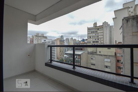 Varanda de apartamento para alugar com 1 quarto, 34m² em Consolação, São Paulo