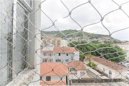 Vista sala de apartamento à venda com 3 quartos, 80m² em Tijuca, Rio de Janeiro