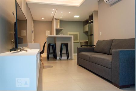 Sala de apartamento para alugar com 1 quarto, 54m² em Petrópolis, Porto Alegre