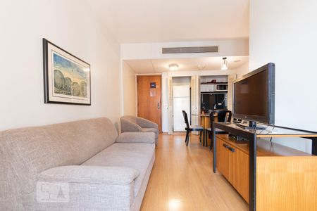 Sala Estar de apartamento para alugar com 1 quarto, 43m² em Pinheiros, São Paulo