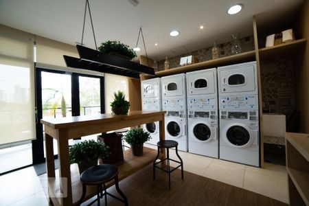 Studio à venda com 40m², 1 quarto e 1 vagaLavanderia - Condomínio
