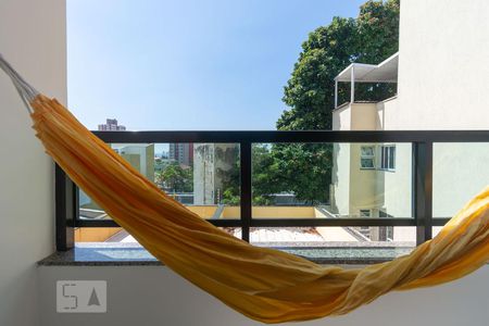 Suíte - varanda de apartamento à venda com 3 quartos, 96m² em Vila Assunção, Santo André