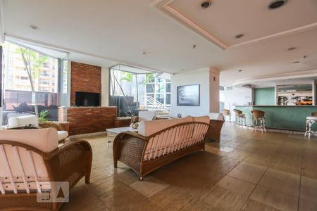 Área comum da piscina de kitnet/studio para alugar com 1 quarto, 56m² em Asa Norte, Brasília