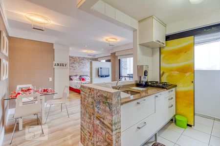 Sala de kitnet/studio à venda com 1 quarto, 60m² em Vila Nova Conceição, São Paulo