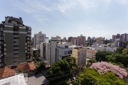 Vista Sala de apartamento à venda com 3 quartos, 144m² em Auxiliadora, Porto Alegre