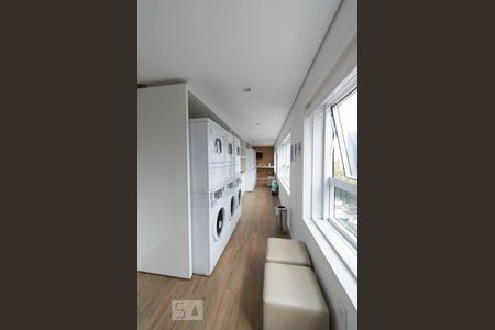 Studio à venda com 40m², 1 quarto e 1 vagaLavanderia