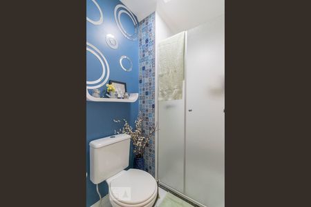 Banheiro de kitnet/studio à venda com 1 quarto, 43m² em Anchieta, São Bernardo do Campo