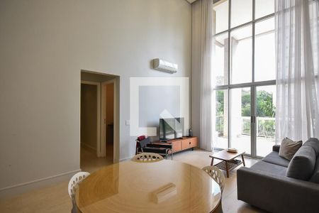 Sala de apartamento para alugar com 2 quartos, 100m² em Jardim Fonte do Morumbi, São Paulo