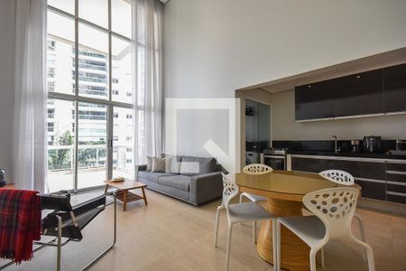 Sala de apartamento para alugar com 2 quartos, 100m² em Jardim Fonte do Morumbi, São Paulo