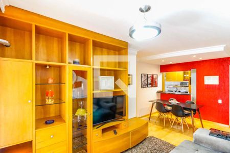 Sala de apartamento para alugar com 2 quartos, 75m² em Cidade Monções, São Paulo