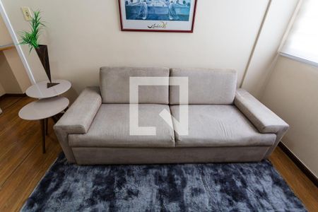 Sofá de apartamento à venda com 1 quarto, 69m² em Lourdes, Belo Horizonte