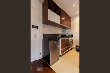 Stúdio - Cozinha de kitnet/studio para alugar com 1 quarto, 45m² em Jardim Paulista, São Paulo