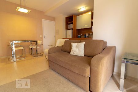 Studio - Sala de kitnet/studio para alugar com 1 quarto, 50m² em Cidade Monções, São Paulo