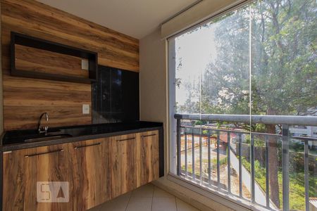 Sala (varanda Gourmet) de apartamento à venda com 2 quartos, 87m² em Parque Reboucas, São Paulo