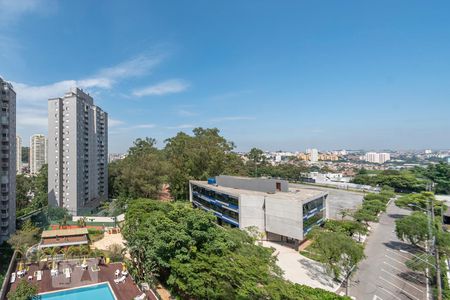 Vista da sala de apartamento para alugar com 2 quartos, 58m² em Vila Andrade, São Paulo