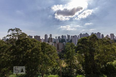 Sala (vista) de apartamento à venda com 2 quartos, 63m² em Paraíso do Morumbi, São Paulo