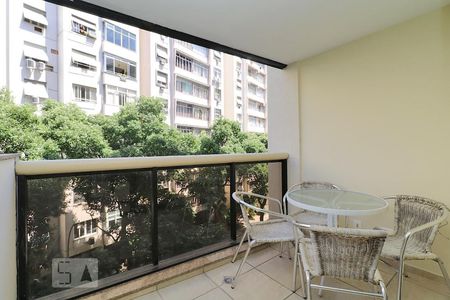 Varanda Sala. de apartamento para alugar com 2 quartos, 60m² em Copacabana, Rio de Janeiro