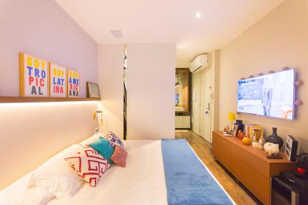 Studio para alugar com 54m², 1 quarto e 1 vaga Studio para alugar com 54m², 1 quarto e 1 vagaQuarto