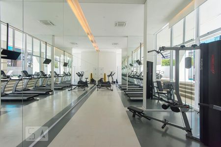 Studio para alugar com 54m², 1 quarto e 1 vaga Studio para alugar com 54m², 1 quarto e 1 vagaAcademia