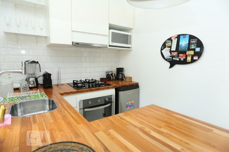 Cozinha de kitnet/studio à venda com 1 quarto, 45m² em Copacabana, Rio de Janeiro