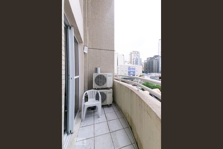 Varanda Sala de apartamento para alugar com 1 quarto, 48m² em Itaim Bibi, São Paulo