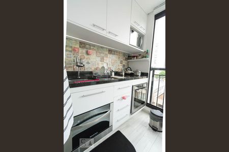 Studio para alugar com 37m², 1 quarto e 1 vagaCozinha - Varanda