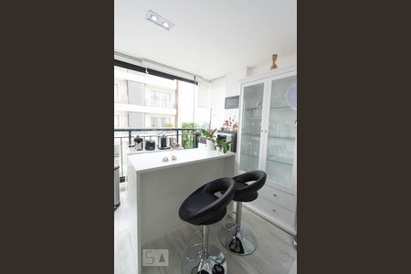 Studio para alugar com 37m², 1 quarto e 1 vagaCozinha - Varanda